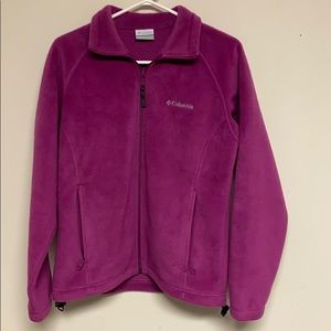 Soft Purple Columbia zip up jacket